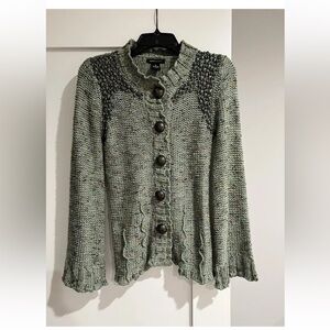 BCBG Max Azria green sweater size S